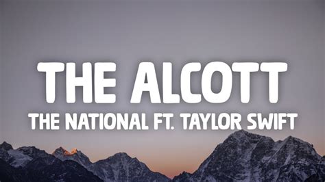 taylor swift the alcott lyrics